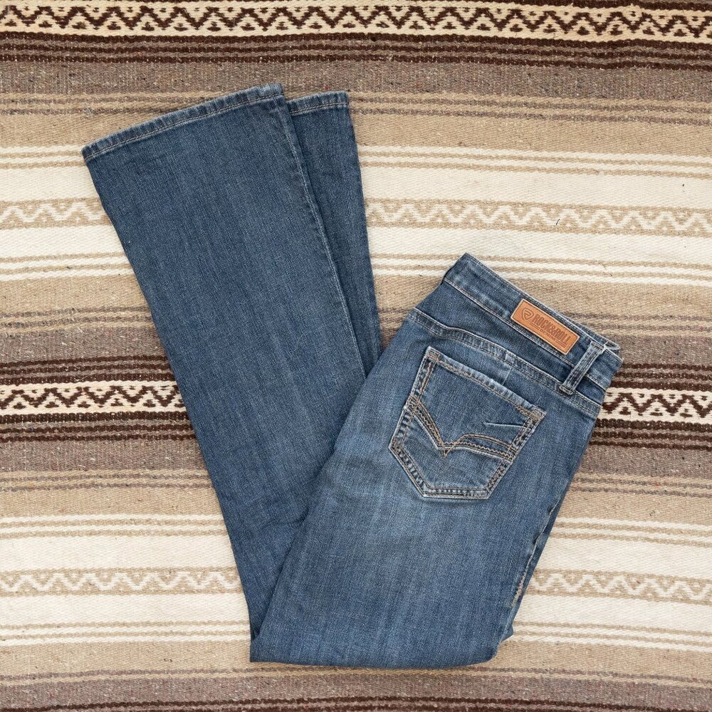 Rock & Roll Denim Size W31 L32 Mid-Rise Riding Bootcut Jeans